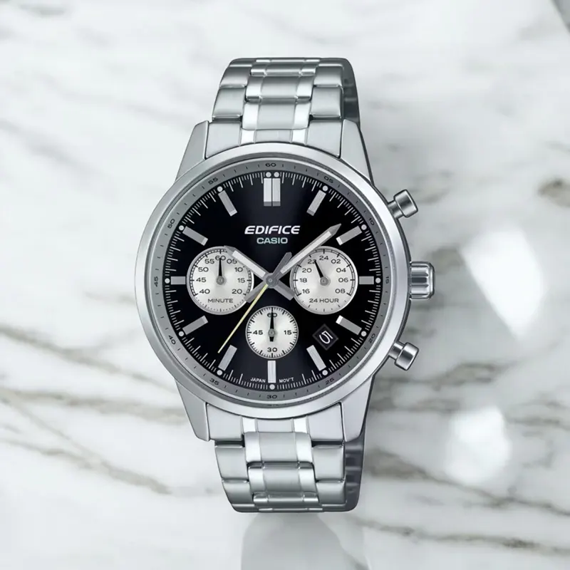 Casio Edifice Sporty chronograph Black Dial Men's Watch- EFR-575D-1AV